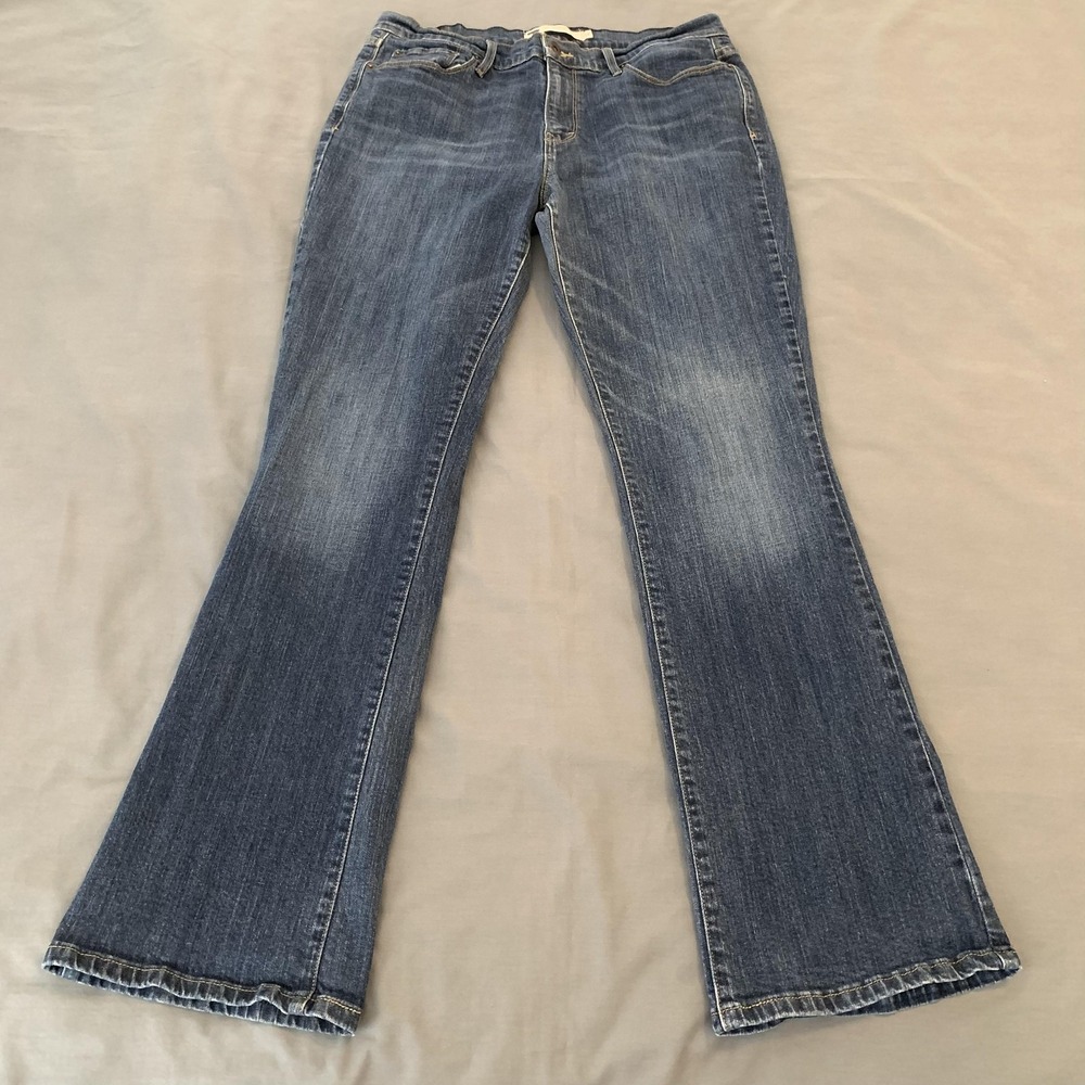 Levis 515 Bootcut Jeans Womens 12M W31 L32 Blue Mid‎ Rise Stretch Denim Rodeo